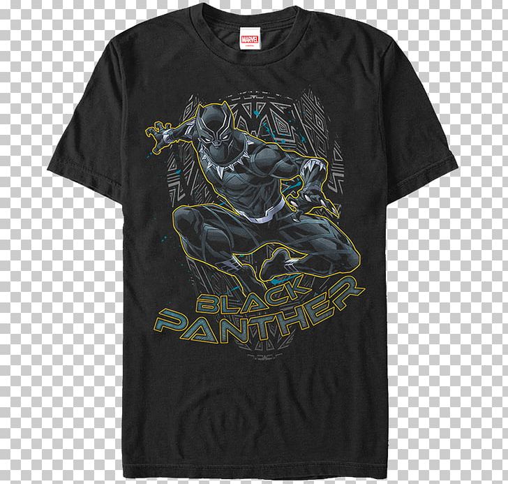 Black Panther Printed T-shirt Hoodie PNG, Clipart, Active Shirt, Black, Black Panther, Black Panther Marvel, Bluza Free PNG Download