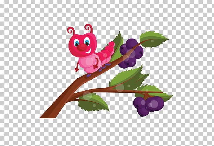 Caterpillar Illustration Cartoon PNG, Clipart, Betty Boop, Branch, Cartoon, Caterpillar, Flower Free PNG Download