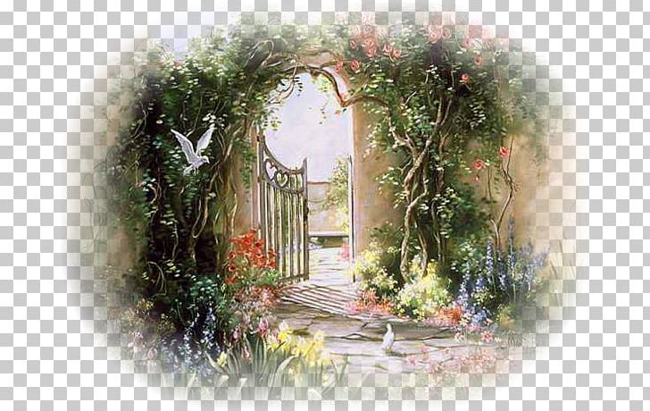 Landscape Watercolor Painting Garden Art PNG, Clipart, Arch, Art, Artist, Death, Drawing Free PNG Download