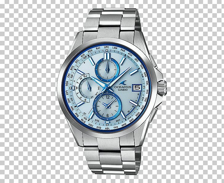 Casio Oceanus Watch Chronograph G-Shock GST-W110D PNG, Clipart, Blue, Brand, Casio, Casio Oceanus, Chronograph Free PNG Download