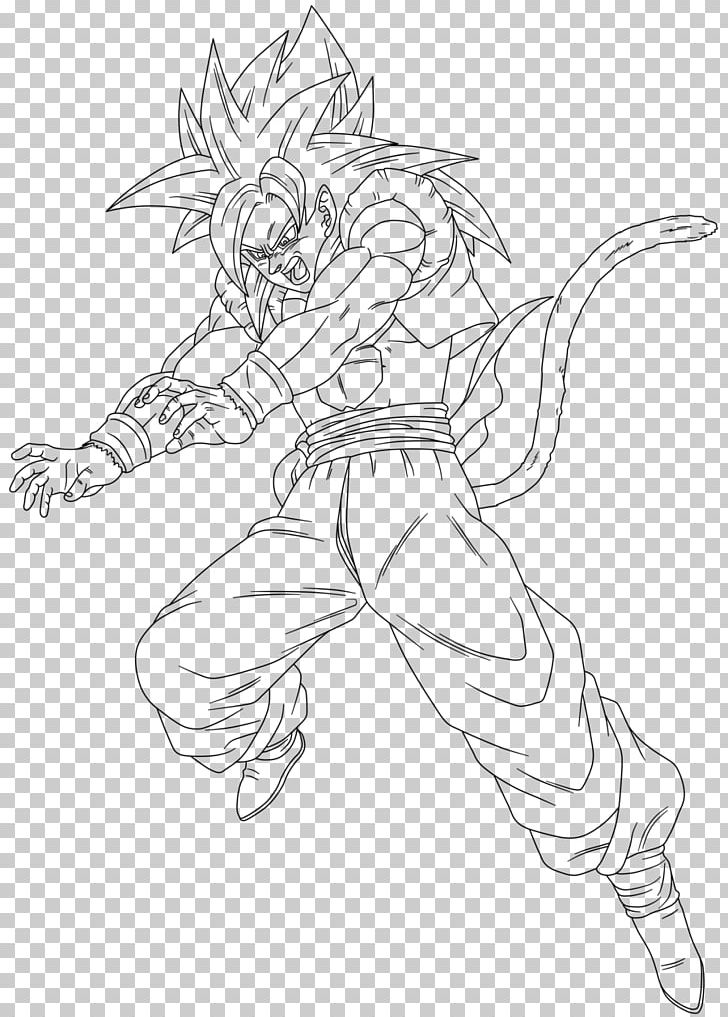 Goku Vegeta Gohan Super Saiya Saiyan PNG, Clipart, Arm, Art, Artwork, Black, Black And White Free PNG Download