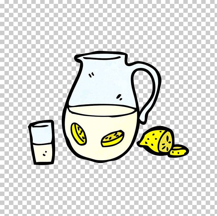 Lemonade Cartoon Drawing PNG, Clipart, Area, Black And White, Bottle, Brand, Coffee Cup Free PNG Download