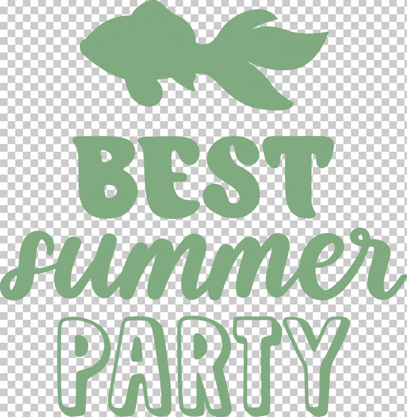 Best Summer Party Summer PNG, Clipart, Biology, Green, Leaf, Line, Logo Free PNG Download