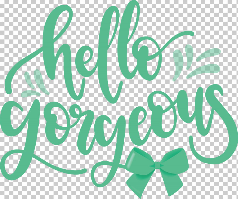 Fashion Hello Gorgeous PNG, Clipart, Fashion, Green, Hello Gorgeous, Leaf, Line Free PNG Download