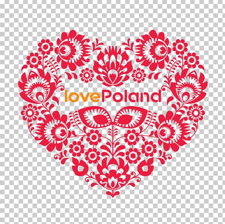 Poland Folk Art PNG, Clipart, Area, Art, Canvas Print, Circle, Floral Design Free PNG Download