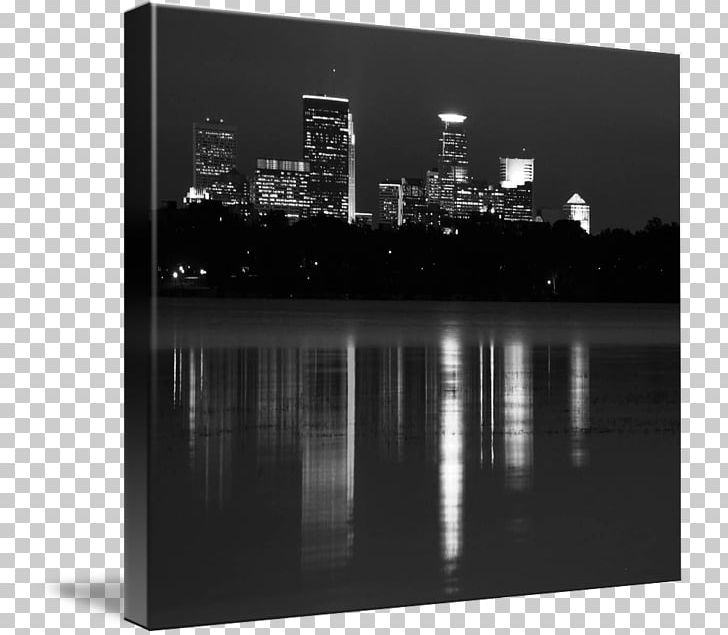 Bde Maka Ska Gallery Wrap Canvas Photography Cityscape PNG, Clipart, Art, Black And White, Canvas, City, Cityscape Free PNG Download