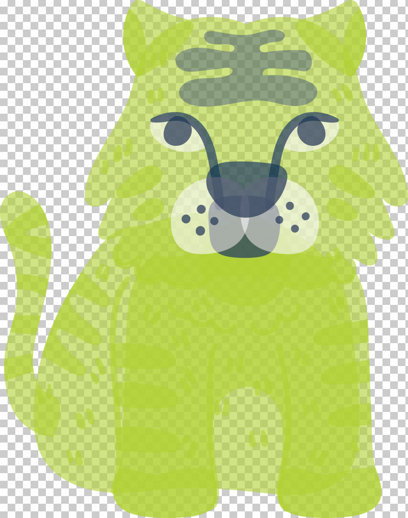 Tiger PNG, Clipart, Animal Figure, Cartoon, Green, Snout, Tiger Free PNG Download