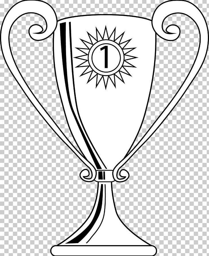 trophy clipart black and white
