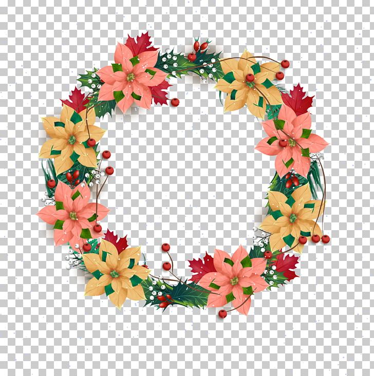 Wreath Christmas Flower PNG, Clipart, Christmas Wreath, Circle, Decor, Decorative Borders, Decorative Patterns Free PNG Download