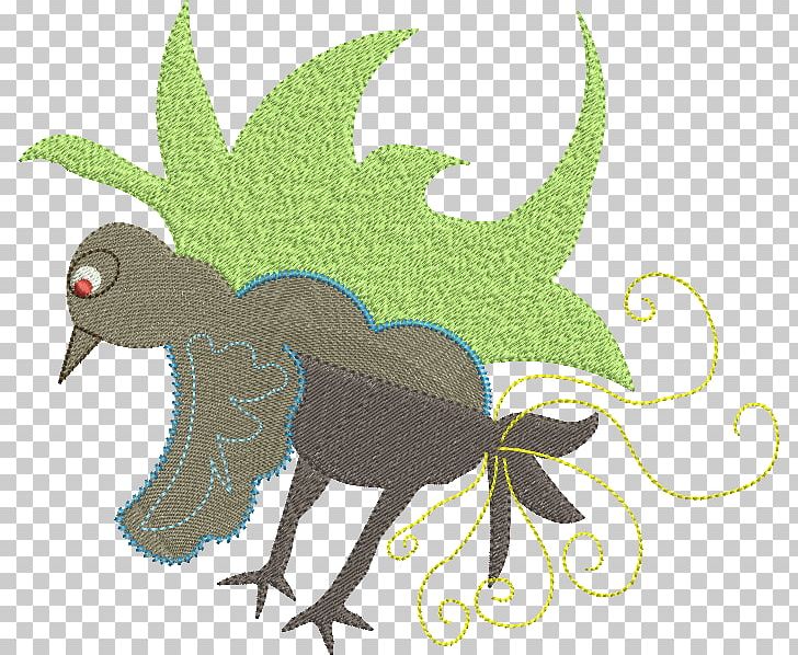 Illustration Fauna Leaf Legendary Creature PNG, Clipart, Art, Beak, Bird, Embroidery Stitch, Fauna Free PNG Download
