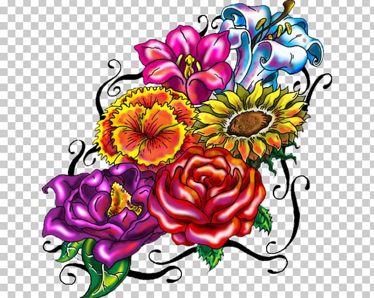 Floral Design Tattoo Flash Idea PNG, Clipart, Art, Artwork, Botanical Garden, Botanic Garden, Chrysanths Free PNG Download