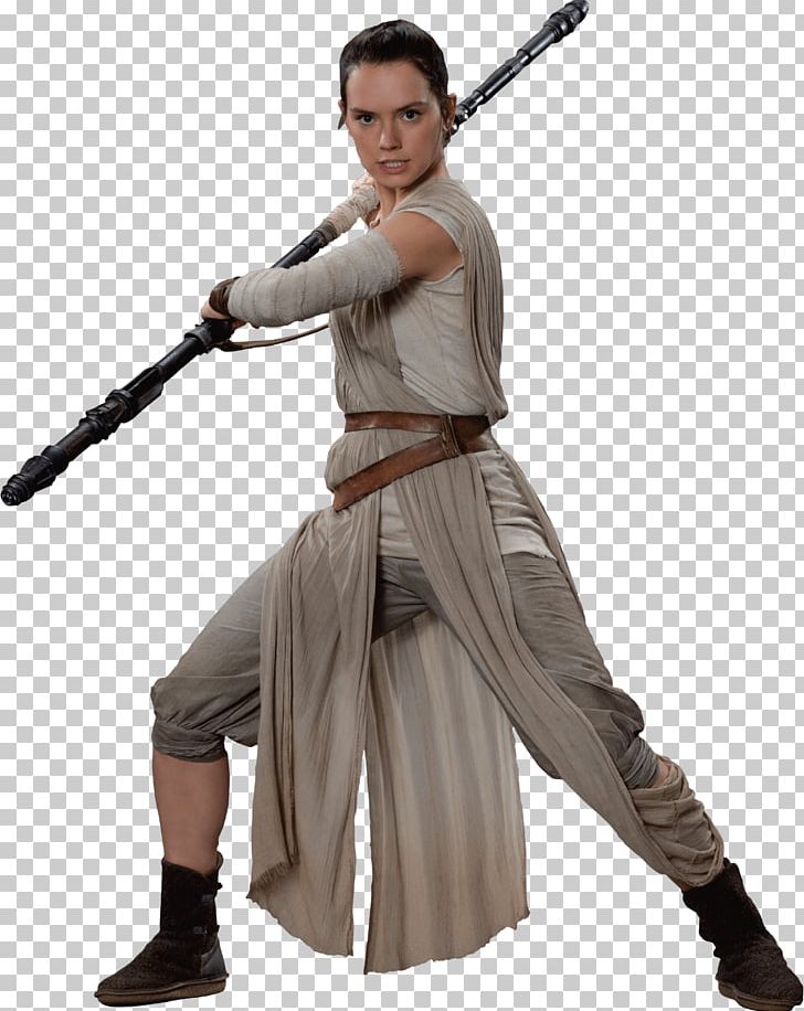 Rey Star Wars Episode VII Daisy Ridley Luke Skywalker Leia Organa PNG, Clipart, Character, Cold Weapon, Costume, Daisy Ridley, Fantasy Free PNG Download