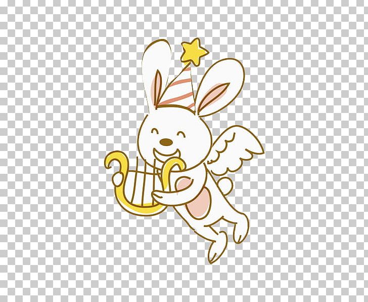Golden Stars Bubble Bunny PNG, Clipart, Angel, Angels, Angel Wing, Animals, Bunny Free PNG Download