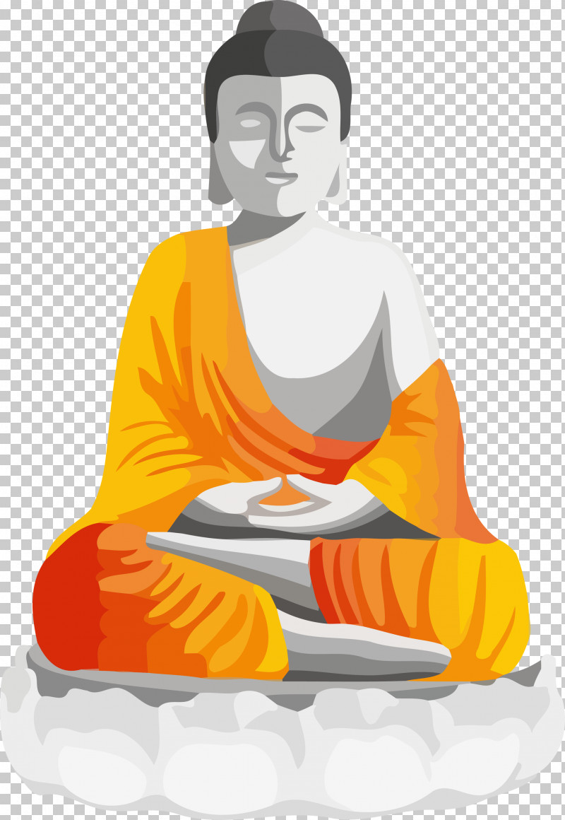 Bodhi Day Bodhi PNG, Clipart, Bodhi, Bodhi Day, Kneeling, Meditation, Orange Free PNG Download