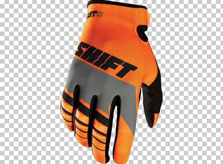 Glove Motocross Enduro Orange Fox Racing PNG, Clipart, Alpinestars, Baseball Equipment, Baseball Protective Gear, Bicycle Glove, Clothing Accessories Free PNG Download