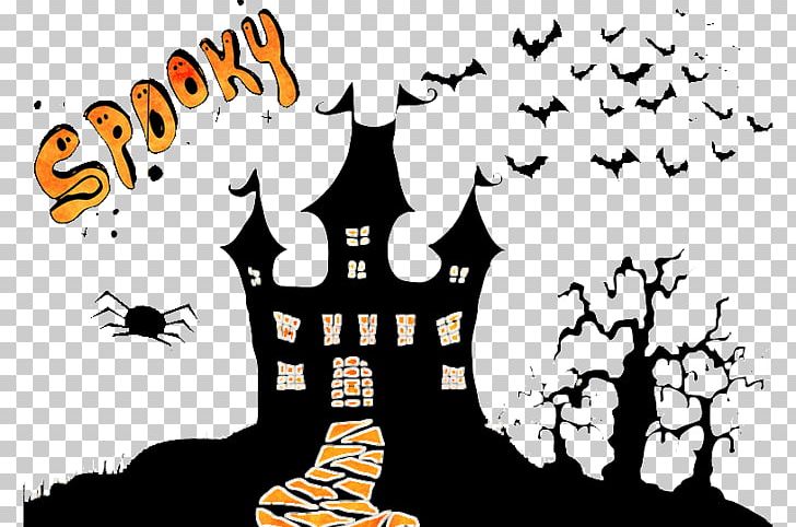 Halloween Castle PNG, Clipart, Art, Bat, Black And White, Brand, Clip Art Free PNG Download