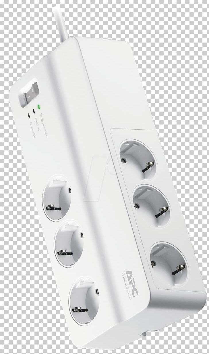 Surge Protector Power Strips & Surge Suppressors APC By Schneider Electric Overvoltage PNG, Clipart, Adapter, Computer Hardware, Electronic Device, Electronics, Main Free PNG Download