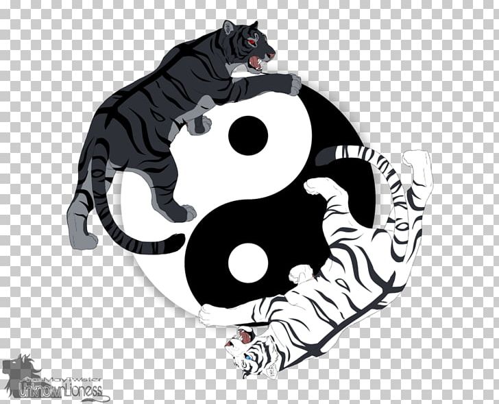 Tiger Felidae Cat Yin And Yang PNG, Clipart, Animals, Black, Black Panther, Black Tiger, Carnivora Free PNG Download