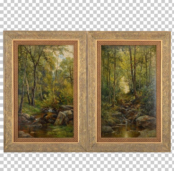 Window Painting Forest Frames Wood PNG, Clipart, Forest, Furniture, Landscape, M083vt, Painting Free PNG Download