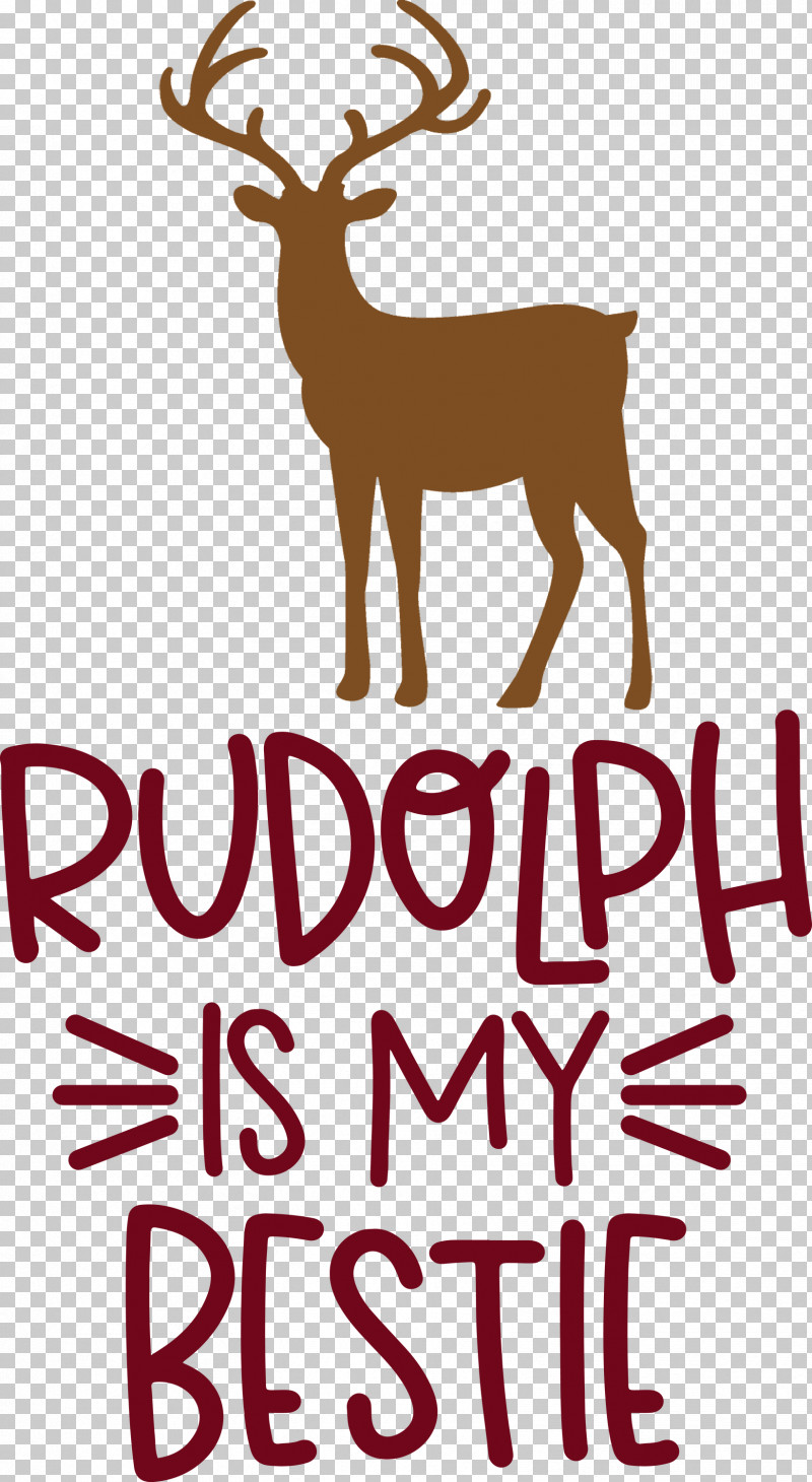 Rudolph Is My Bestie Rudolph Deer PNG, Clipart, Antler, Christmas, Deer, Geometry, Human Skeleton Free PNG Download