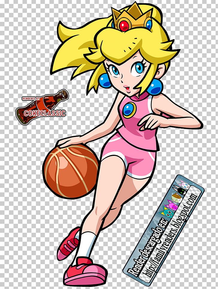Super Princess Peach Mario Hoops 3-on-3 Mario Bros. PNG, Clipart, Artwork, Basketball, Fiction, Fictional Character, Finger Free PNG Download