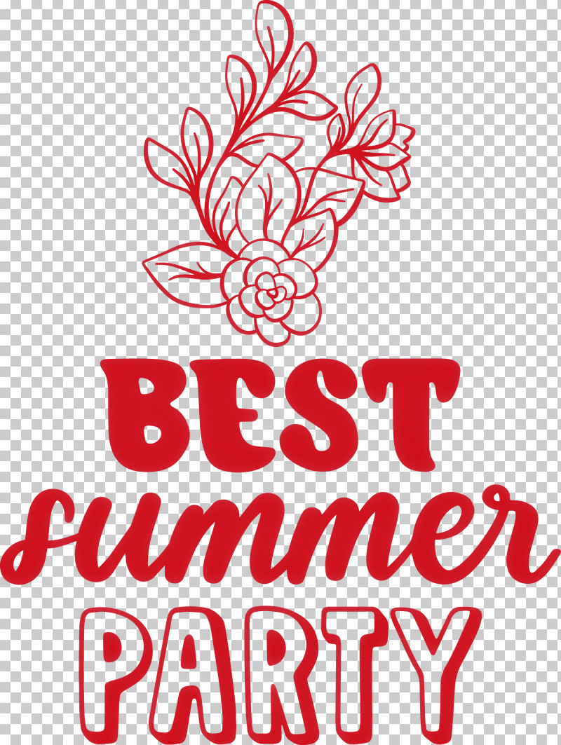 Best Summer Party Summer PNG, Clipart, Flower, Line, Logo, Meter, Plants Free PNG Download