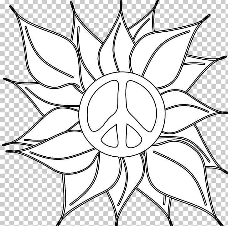 Black And White Flower Free Content PNG, Clipart, Black And White, Cartoon Peace Sign Hand, Circle, Color, Desktop Wallpaper Free PNG Download
