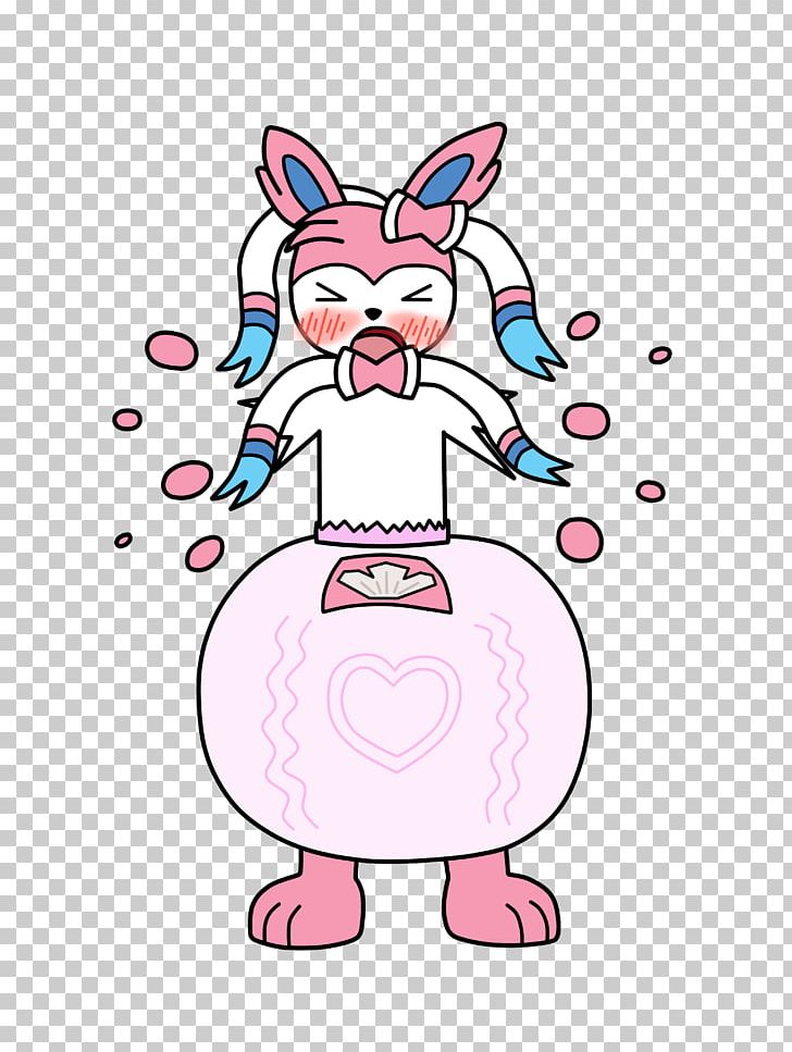 Diapering Sylveon Inflation PNG, Clipart, Area, Art, Artwork, Cartoon, Cat Free PNG Download