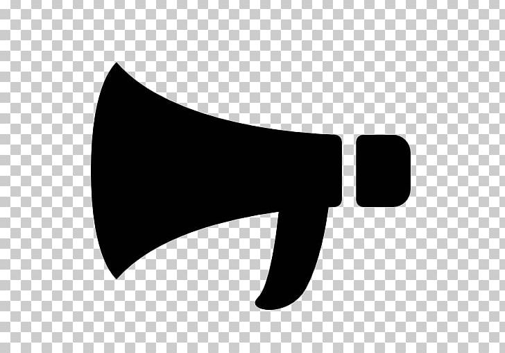 Megaphone Computer Icons Logo Microphone PNG, Clipart, Angle, Black, Black And White, Computer Icons, Information Free PNG Download