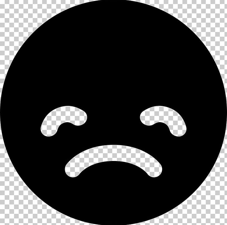 Computer Icons Sadness Emoticon PNG, Clipart, Black, Black And White, Circle, Clip Art, Computer Icons Free PNG Download