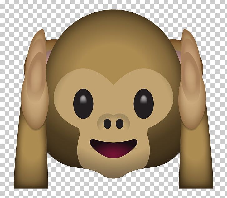 Emoji Three Wise Monkeys Sticker IPhone PNG, Clipart, Apple Color Emoji, Cartoon, Ears, Emoji, Evil Free PNG Download