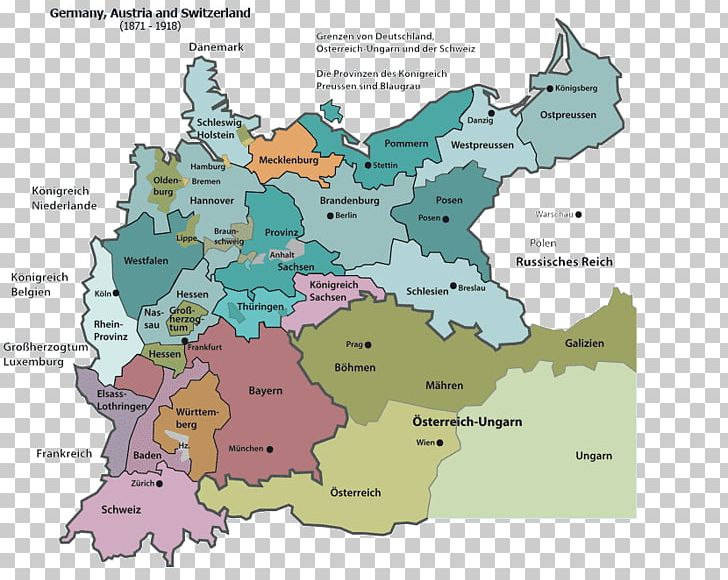 german states world map