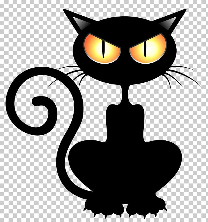 Black Cat Kitten Halloween PNG, Clipart, 123rf, Animals, Artwork, Beak, Black Free PNG Download