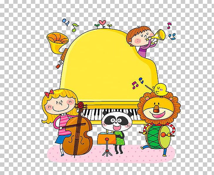Musical Instrument Illustration PNG, Clipart, Animals, Animated Cartoon, Animation, Anime Girl, Area Free PNG Download