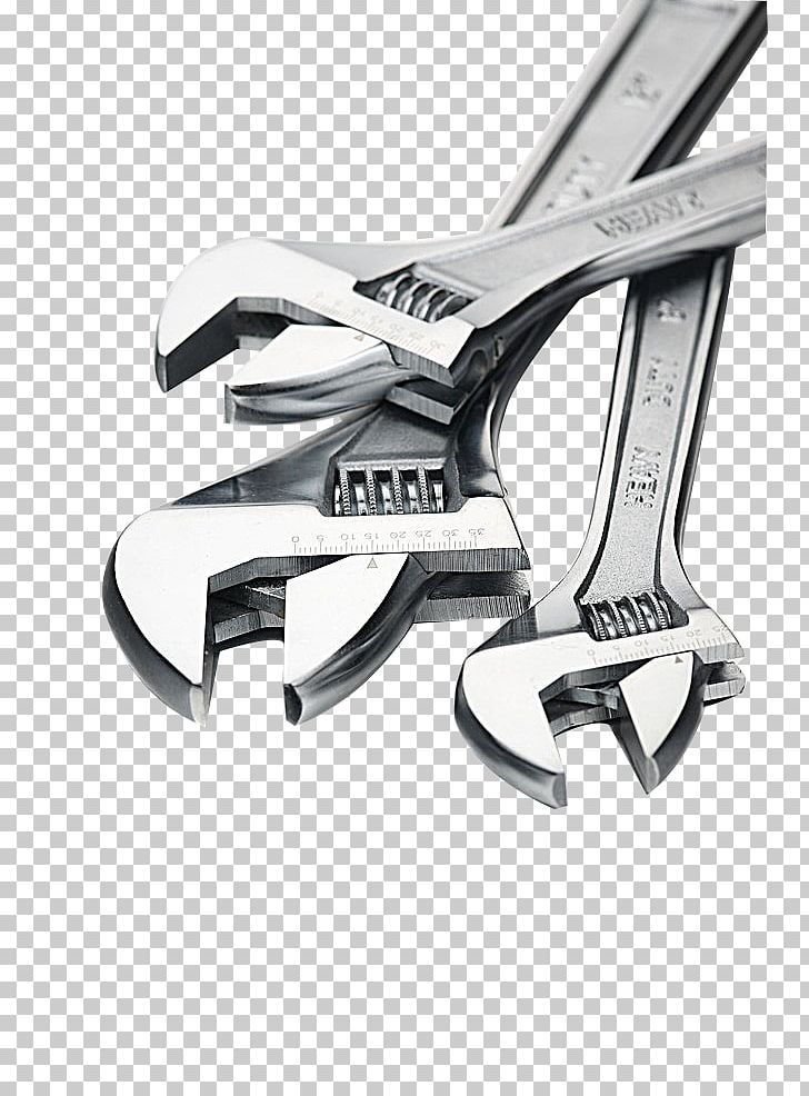 Hand Tool Wrench Adjustable Spanner PNG, Clipart, Angle, Black And White, Computer Hardware, Construction Tools, Diy Store Free PNG Download