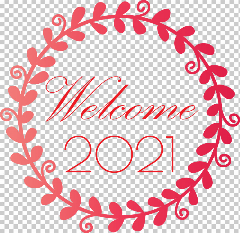 New Year 2021 Welcome PNG, Clipart, Christmas Day, Cricut, Floral Design, Free, Laurel Wreath Free PNG Download