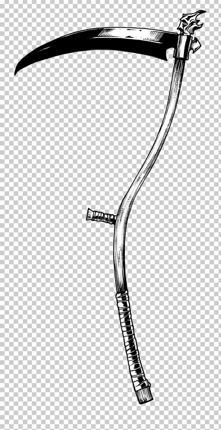 Death Scythe Reaper Weapon Blade PNG, Clipart, Angle, Art, Axe, Black And White, Blade Free PNG Download