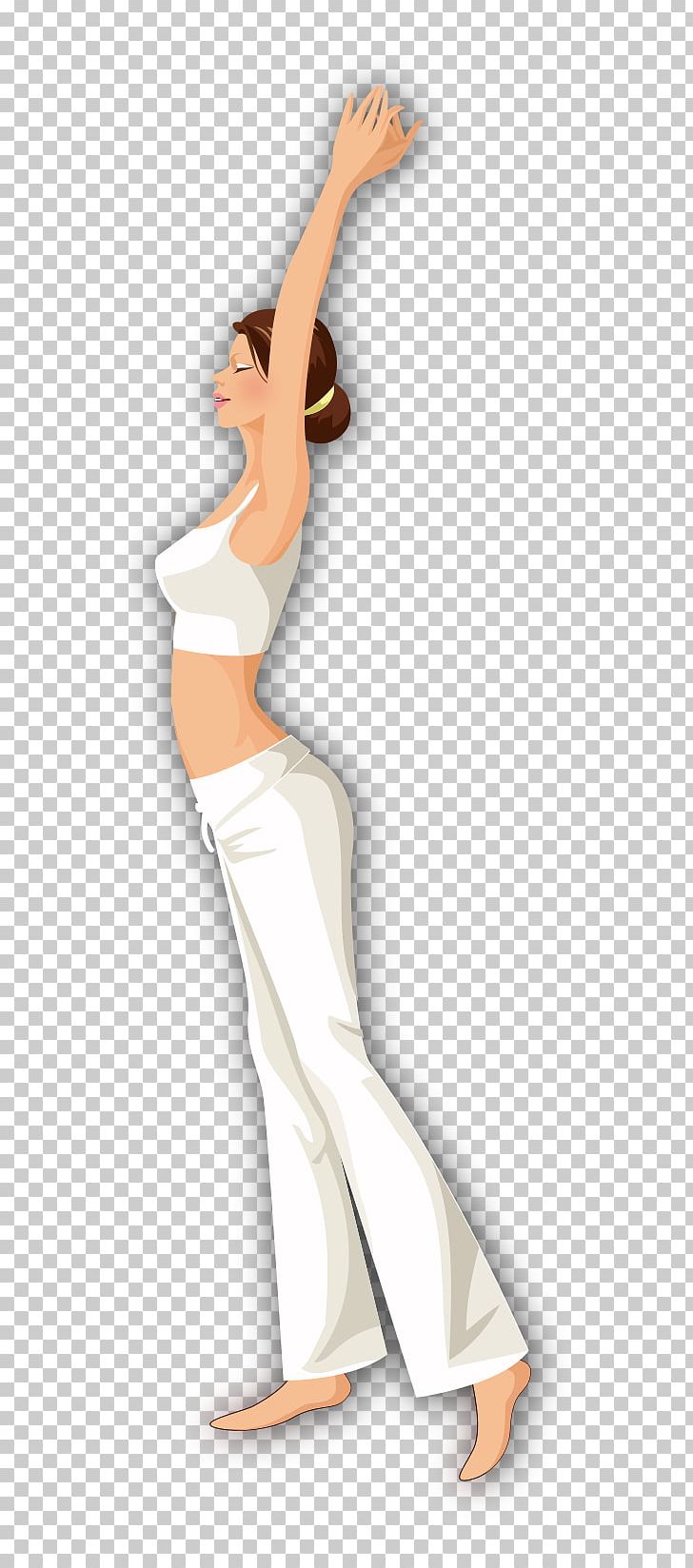 Stretching Illustration PNG, Clipart, Adobe Illustrator, Arm, Art, Beautiful, Beautiful Girl Free PNG Download