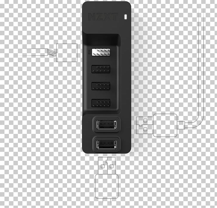 USB Hub Ethernet Hub Electronics Nzxt Computer Hardware PNG, Clipart, Air Conditioning, Computer Hardware, Concentrator, Electronic Device, Electronics Free PNG Download