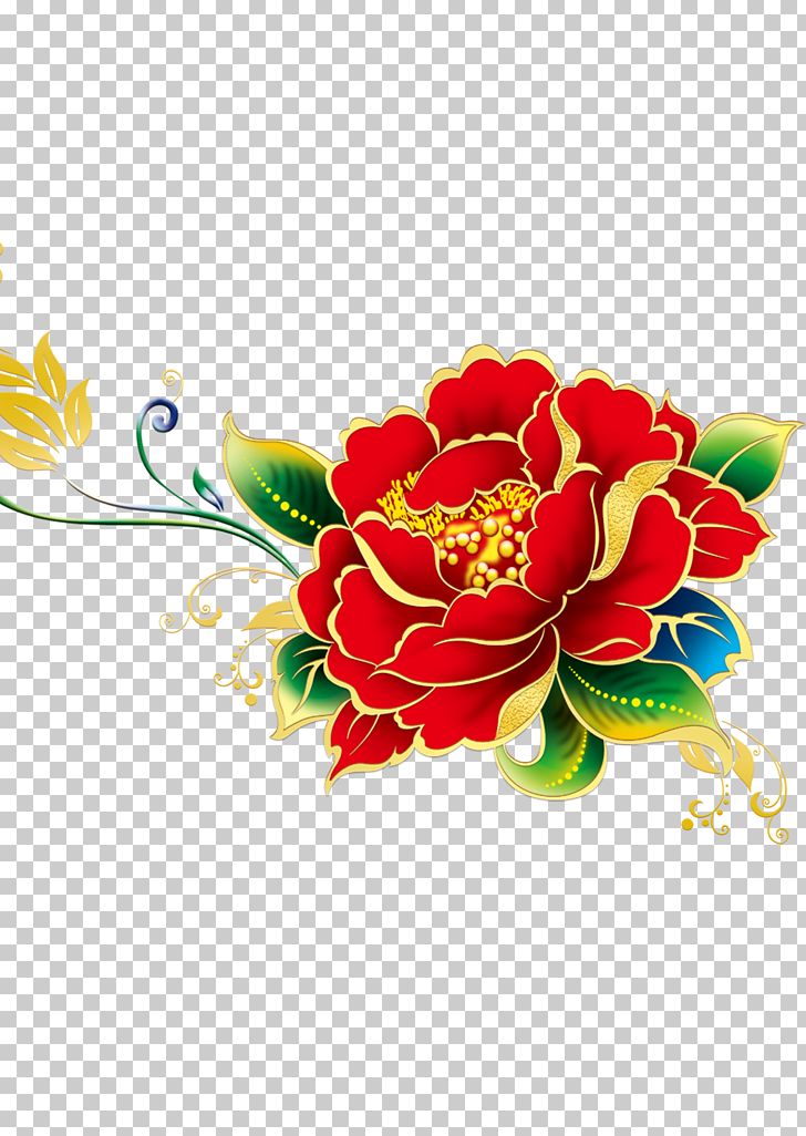 Moutan Peony Flower Illustration PNG, Clipart, Art, Cut Flowers, Designer, Flora, Floral Design Free PNG Download