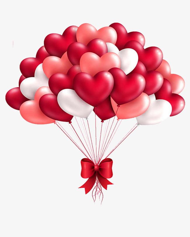 Heart-shaped Balloon PNG, Clipart, Balloon Clipart, Bunch, Heart Shaped, Heart Shaped Clipart, Red Free PNG Download