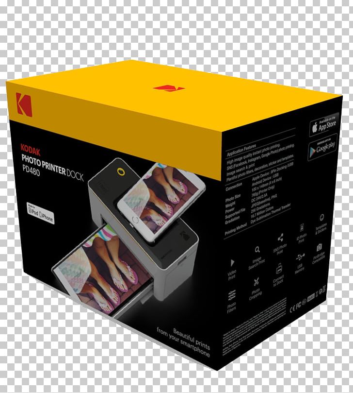 Kodak Photo Printer Dock PD-450 Dye-sublimation Printer Printing PNG, Clipart, Box, Canon, Carton, Dock, Dyesublimation Printer Free PNG Download