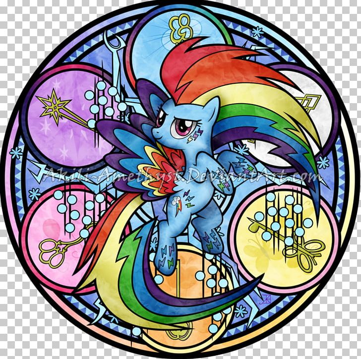 Rainbow Dash Pinkie Pie Pony Stained Glass Twilight Sparkle PNG, Clipart, Applejack, Circ, Fictional Character, Friendship, Friendship Circle Free PNG Download