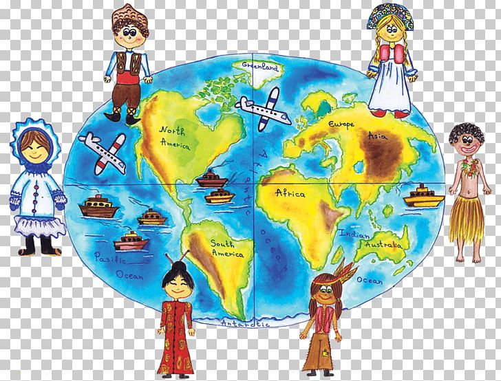 World Map Globe Geography Drawing PNG, Clipart, Art, Art Exhibition, Cartoon, Child, Child Art Free PNG Download