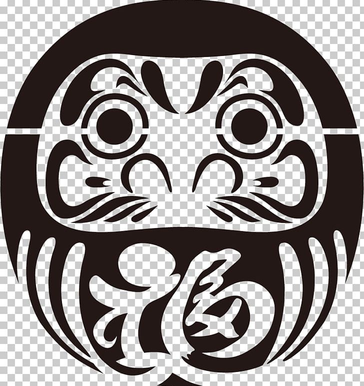 Japan Daruma Doll Decal Sticker PNG, Clipart, Art, Black And White, Circle, Cool Japan, Cultural Icon Free PNG Download