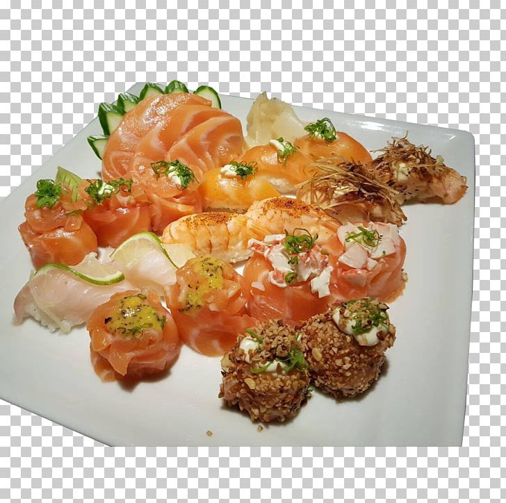 Sashimi Smoked Salmon Carpaccio Yakusoku Cozinha Oriental Santa Maria Dish PNG, Clipart,  Free PNG Download