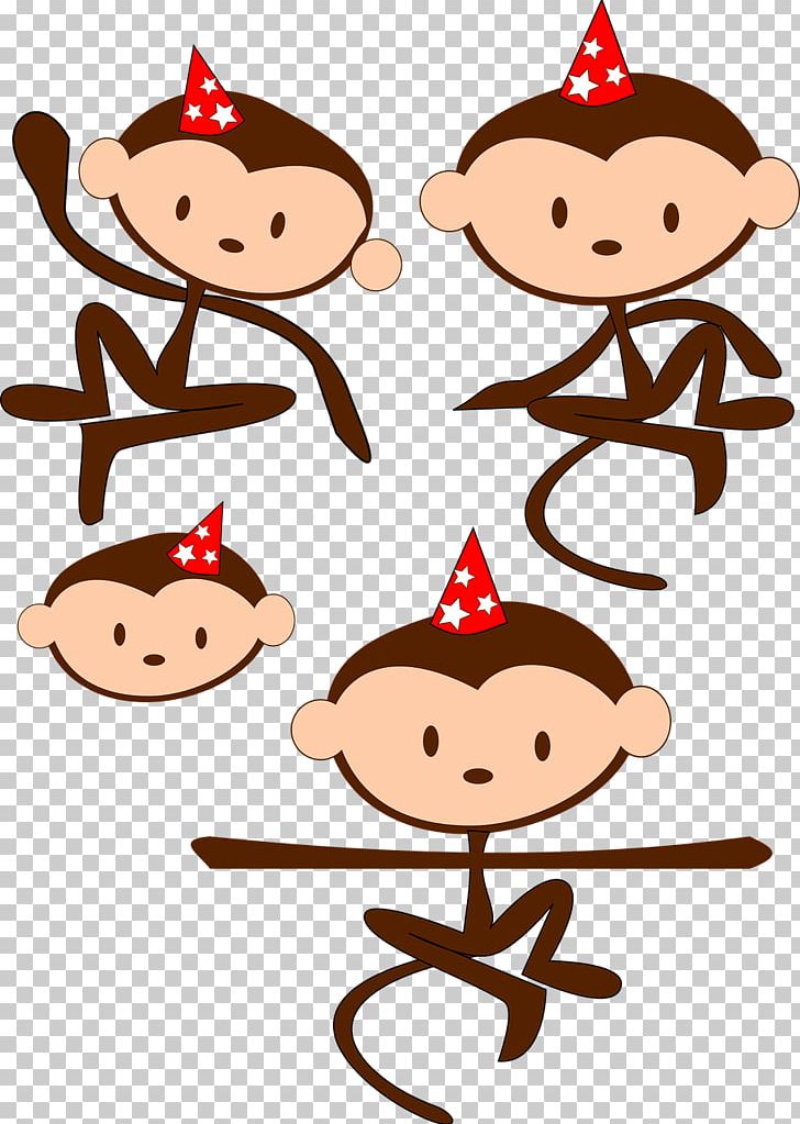 Monkey PNG, Clipart, Animal, Animals, Artwork, Christmas, Christmas Decoration Free PNG Download