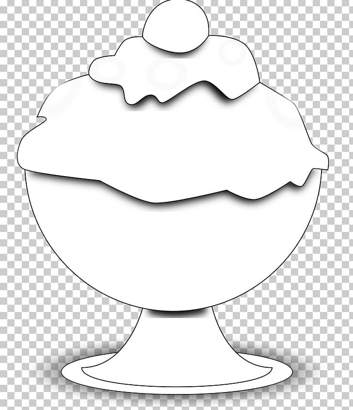 Ice Cream Cones Sundae PNG, Clipart, Artwork, Black And White, Bowl, Coloring Book, Cream Free PNG Download