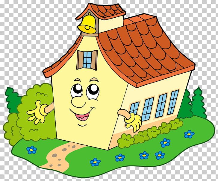 School Building Cartoon PNG, Clipart, Apartment House, Area, Artificial Grass, Artwork, Building Free PNG Download