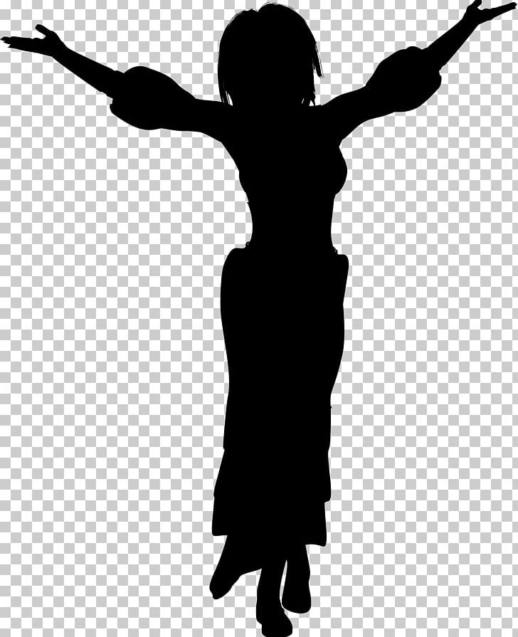 Silhouette Woman PNG, Clipart, Adult, Animals, Arm, Black And White, Dress Free PNG Download